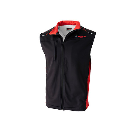 IMSA Trackside Collection Vest Black Red-1