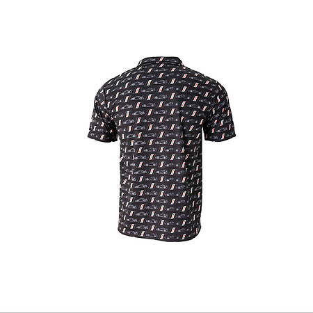 IMSA Apex and Cars Printed Polo Black-2