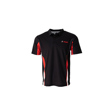 IMSA Trackside Collection Polo Red Black-1
